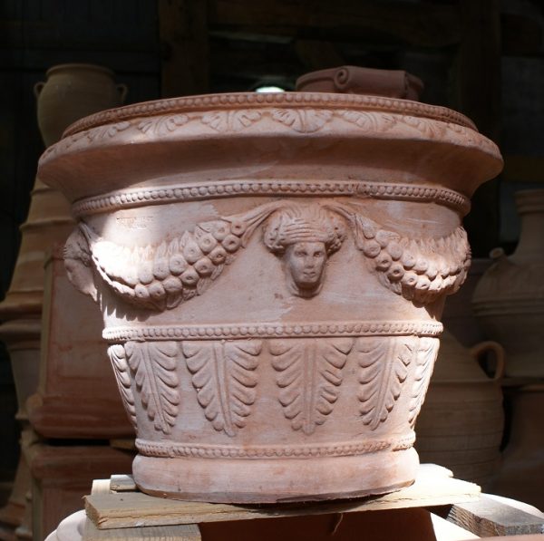 Vaso Decorato 50x38cm (dxh) (Benocci)