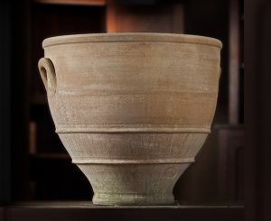 MAXIM grote bowl bloempot koper rood 60cm breed