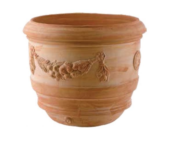 Vaso a Barile Festonato 41x30cm (dxh)