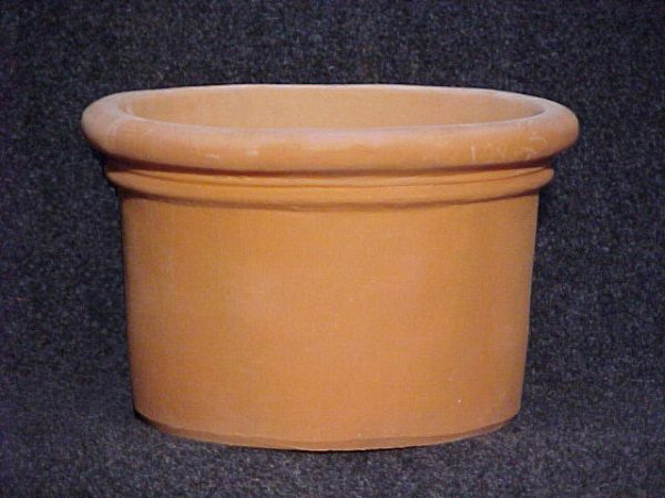 Vaso Tondo Liscio 40x25cm (dxh).