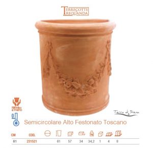 Semicircolare Alto Festonato Toscano