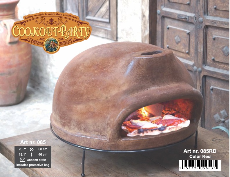 damp hul Slumber Terracotta pizzaoven (77cm) - TerracottaSpecialist