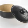 Terracotta stoof- / grill-/ ovenpot (Römertopf) 2-4p - Afbeelding 6