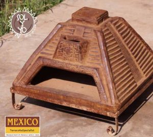 Terracotta Pizzaoven Pyramide (52cm)