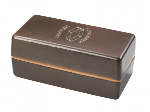 Terracotta Kooksteen 'Brick' zwart (Römertopf)