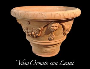 Vaso Ornato con Leoni (Fornace Masini)