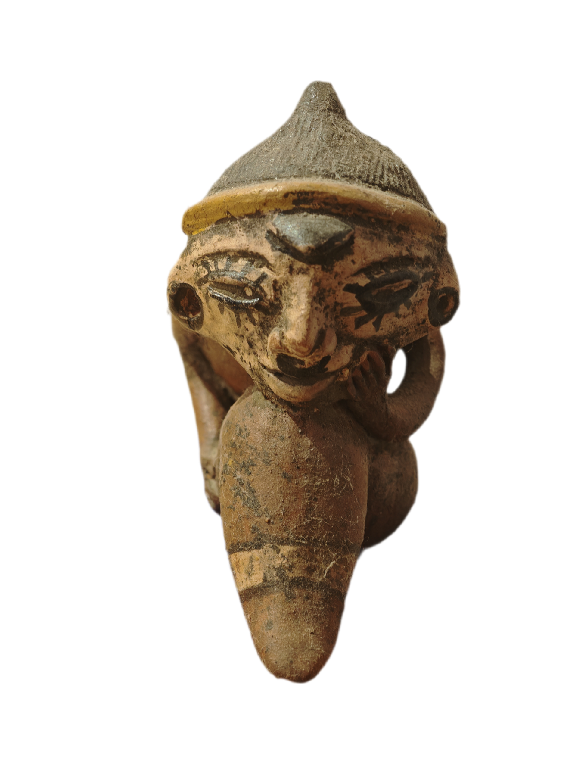 Precolumbiaanse terracotta figuur